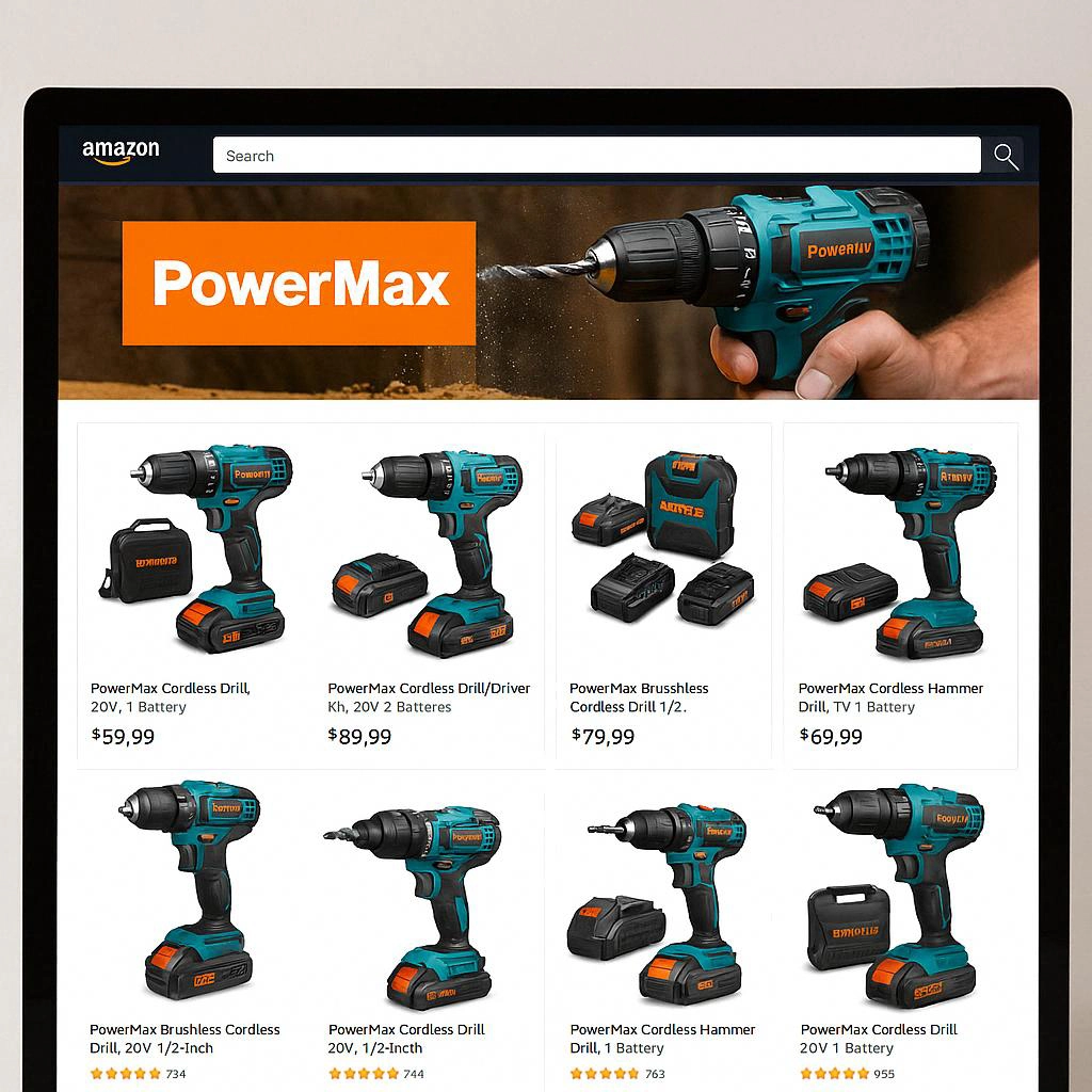 Amazon Storefront - PowerMax Drill